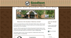 Desktop Screenshot of goodisonvet.com
